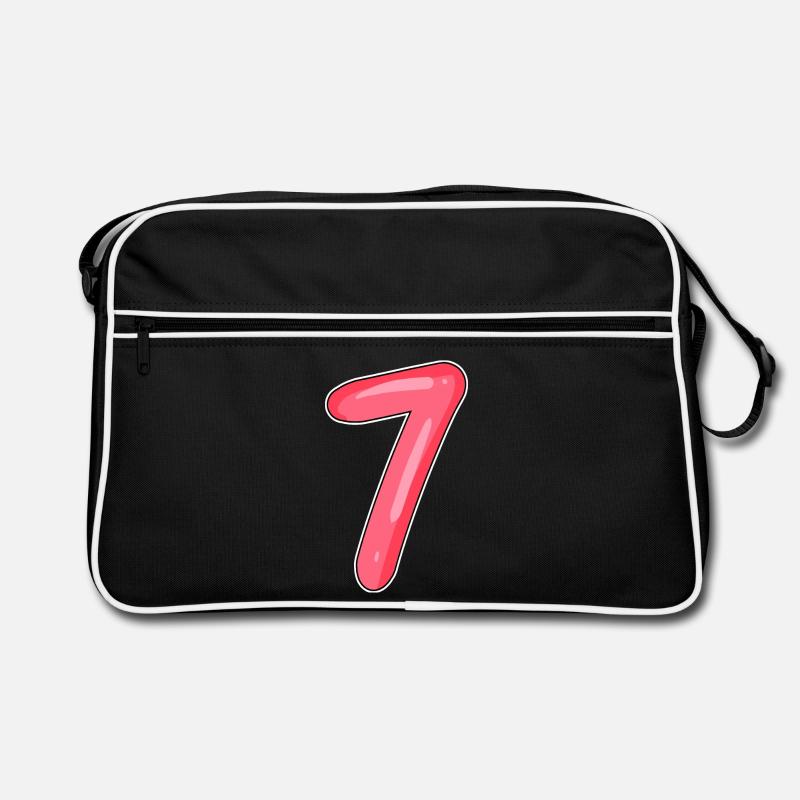 Number Seven - Number 7 Number Retro Bag