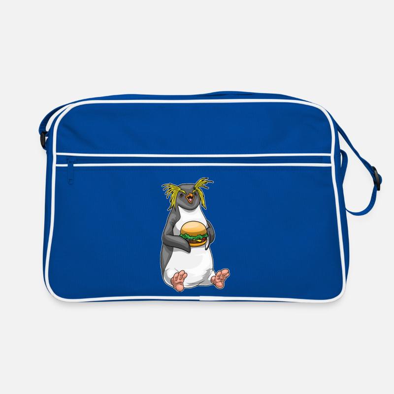 Penguin Cheeseburger Retro Bag