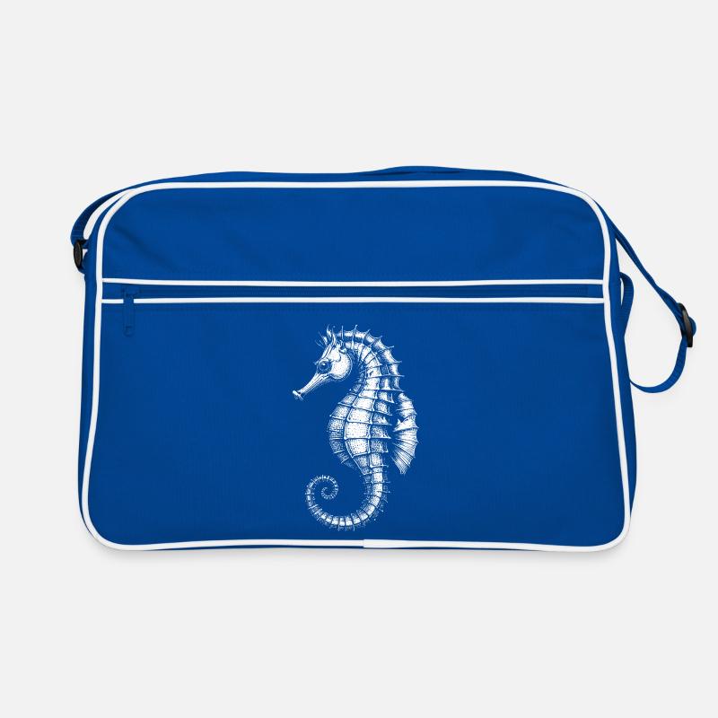 Seepferdchen Retro Tasche