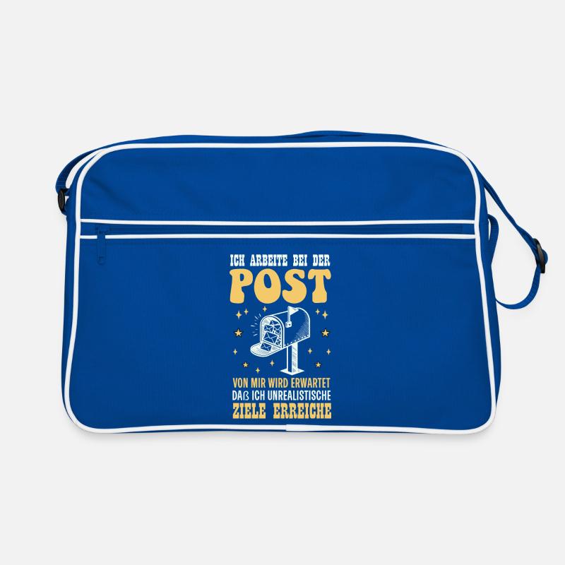 Facteur JE TRAVAILLE AU BUREAU DE POSTE DE ME WILL Sac Retro