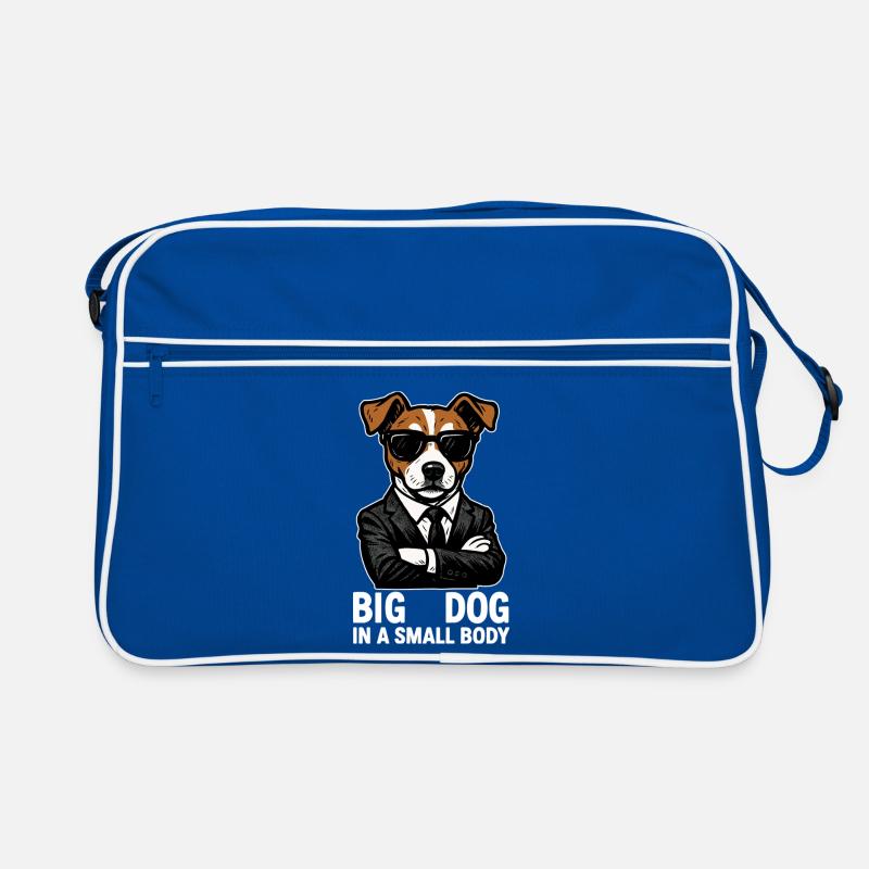 Jack Russell Terrier Anzug Chef Hund Geschenk Retro Tasche
