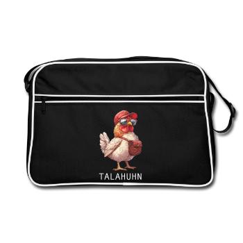 Sonnenbrillen-Huhn Roadtrip | Talahon, Cap - Retro Tasche - Schwarz/Weiß - Vorne