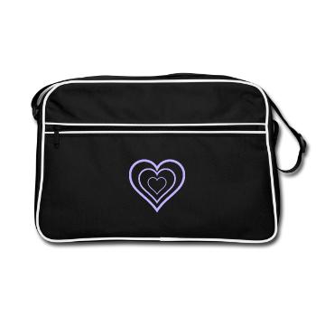 MUTTERTAG. SCHÖNEN MUTTERTAG. MAMA - Retro Tasche - Schwarz/Weiß - Vorne