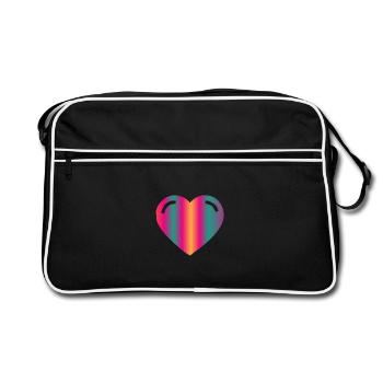 MAMA. MUTTERTAG. SCHÖNEN MUTTERTAG - Retro Tasche - Schwarz/Weiß - Vorne