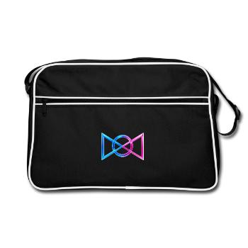 Connexion incassable - Sac Retro - noir/blanc - Devant