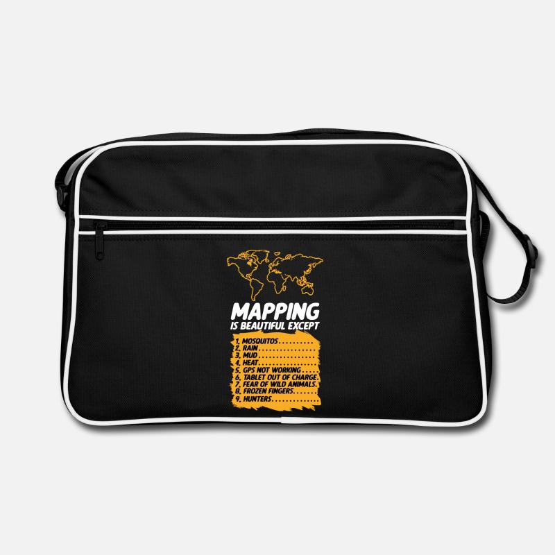 Conception cartographique Sac Retro