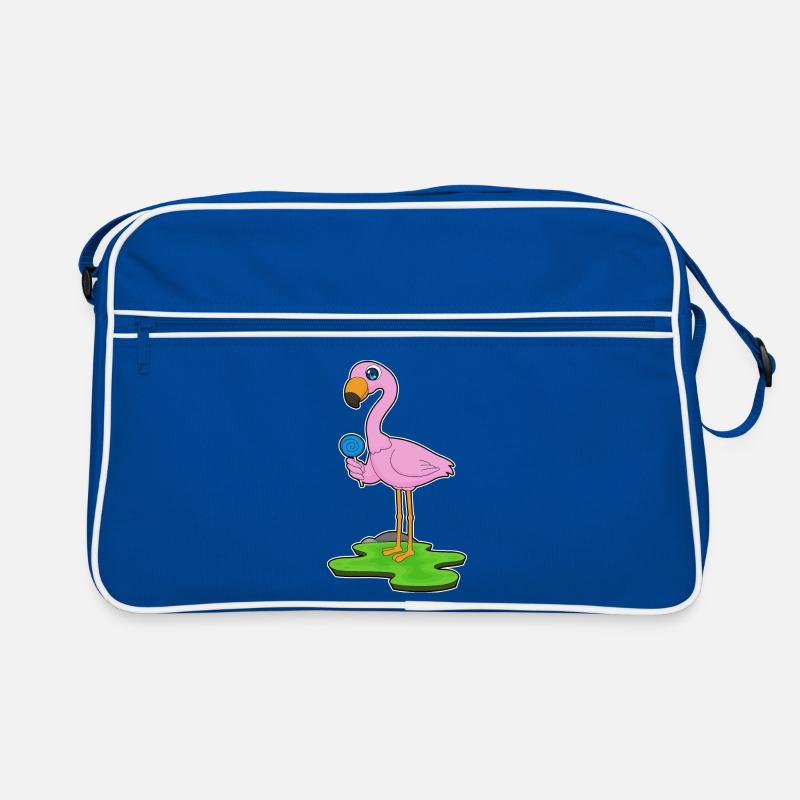 Flamingo Lutscher  Retro Tasche