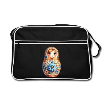 Matryoshka Noble Gift - Retro Bag - black/white - Front