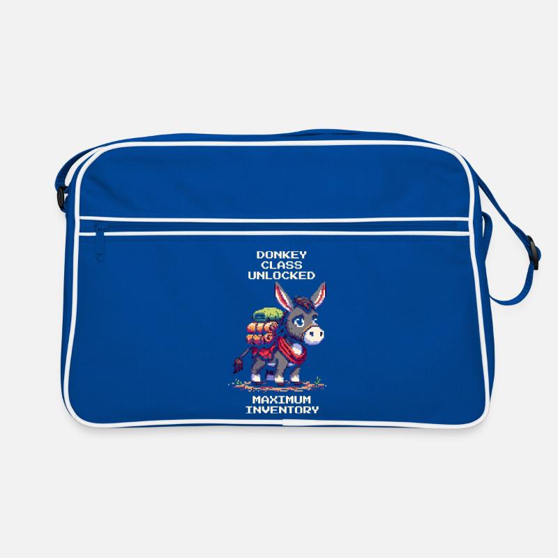 Classe d’âne : Inventaire maximum | RPG Âne Pixel Art Sac Retro