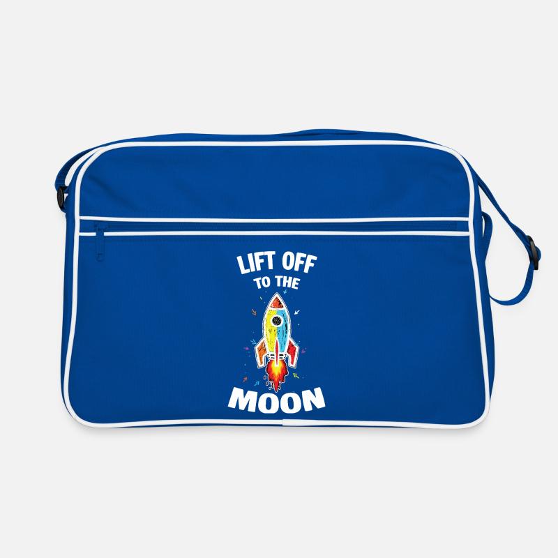 Fusée Espace Scribble Lift Off To The Moon Sac Retro
