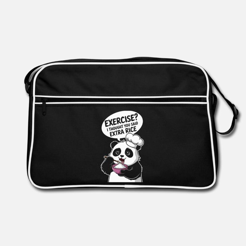Panda Chef Extra Rice Retro Bag