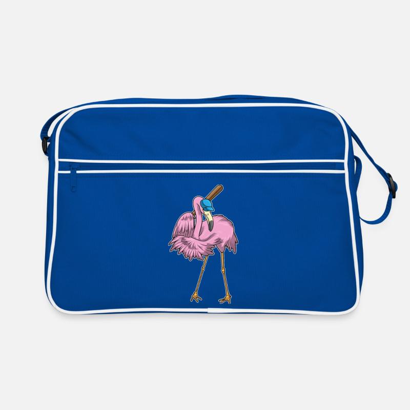 Flamingo Baseball Baseball Bat Retro Bag