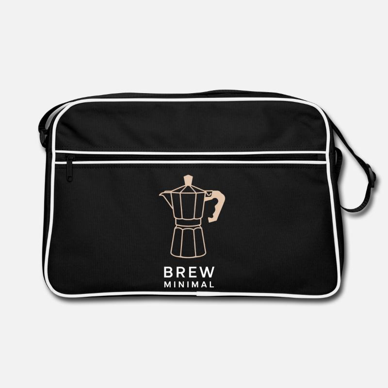 Kaffee Minimal Retro Tasche