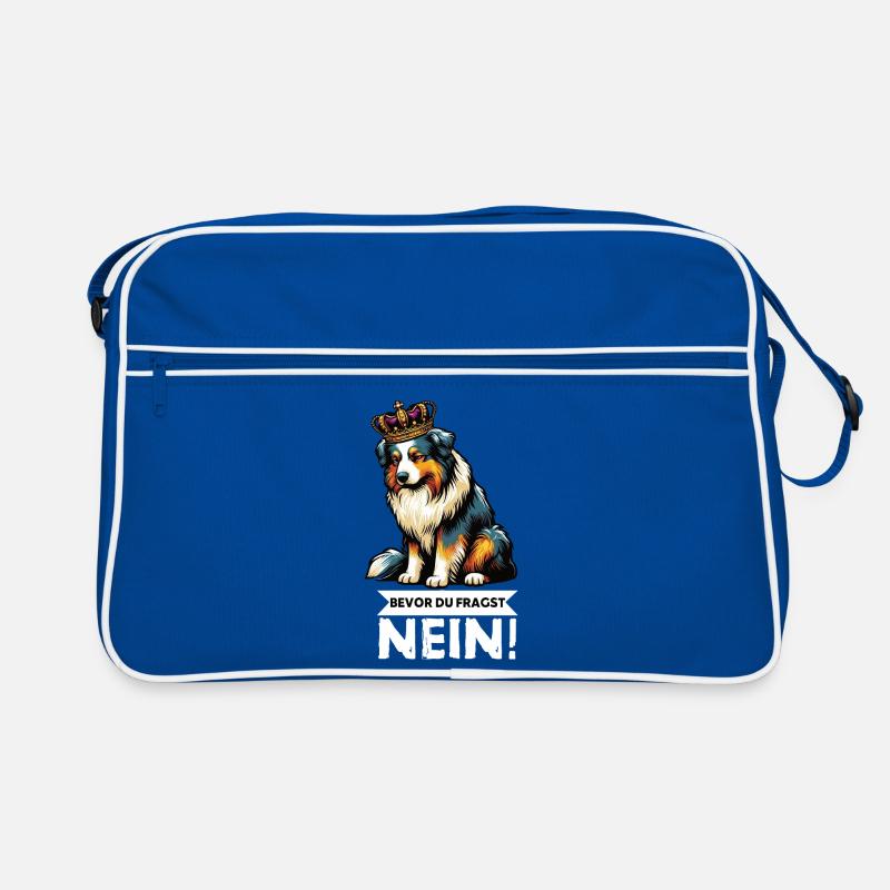 Bevor Du Fragst Australian Shepherd Aussie Aussie Retro Tasche