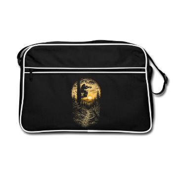 Crossbow Crossbowman - Retro Bag - black/white - Front
