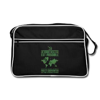 Un monde meilleur 2 - Sac Retro - noir/blanc - Devant
