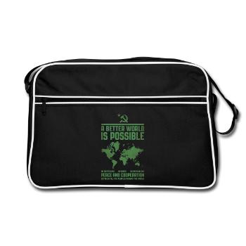 Un monde meilleur 2 - Sac Retro - noir/blanc - Devant