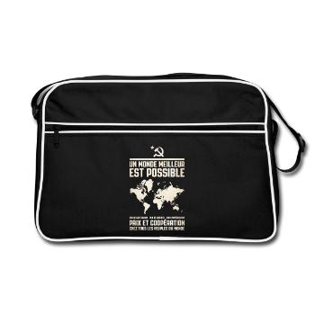 Un monde meilleur 2 - Sac Retro - noir/blanc - Devant
