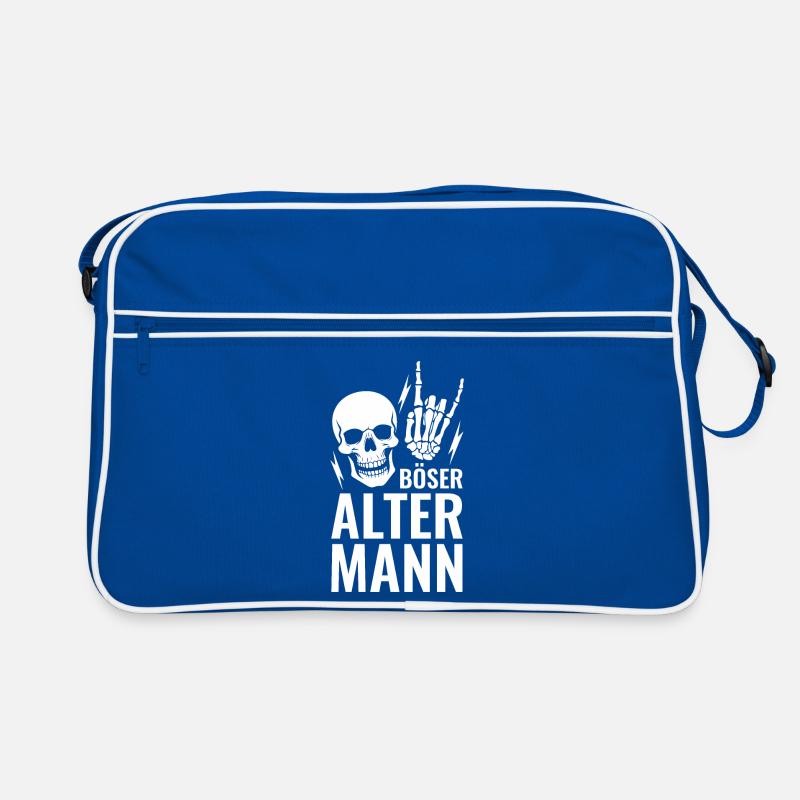 Böser alter Mann Retro Tasche