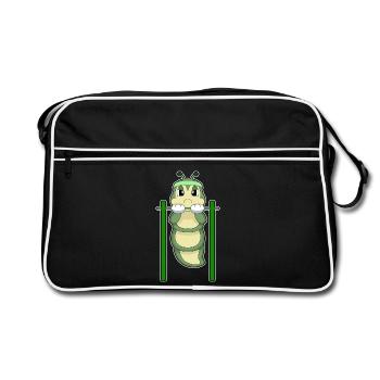 Caterpillar Bodybuilder Tractions Musculation - Sac Retro - noir/blanc - Devant