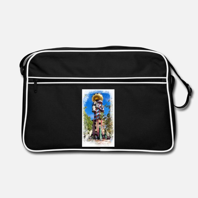 Kunterbunter Turm beim Kuchlbauer Retro Tasche