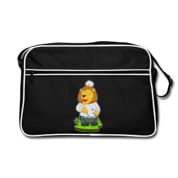 Cuisson dans un bol de cuisson Lion - Sac Retro - noir/blanc - Devant