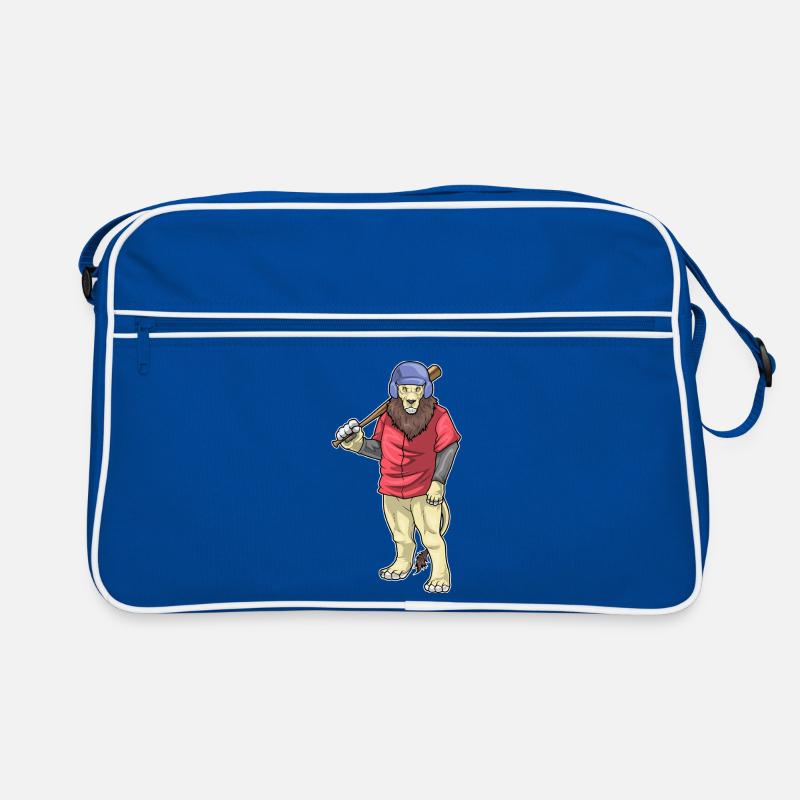 Lion Baseball Batte de Baseball Sac Retro