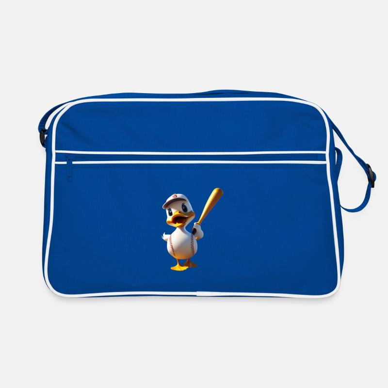 Dessin animé de baseball batteur de canard Sac Retro