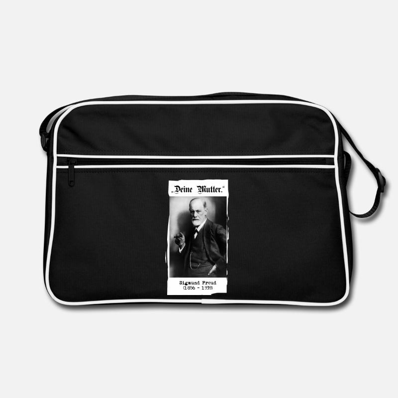 Sigmund Freud - "Deine Mutter." Retro Tasche