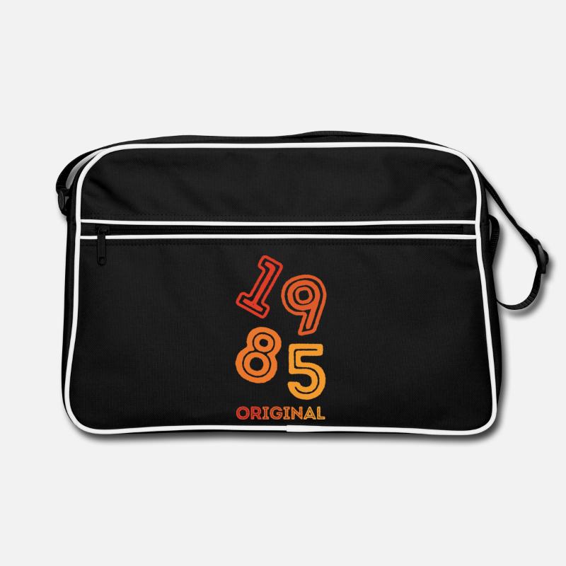 1985 Original - Retro Tasche - Schwarz/Weiß