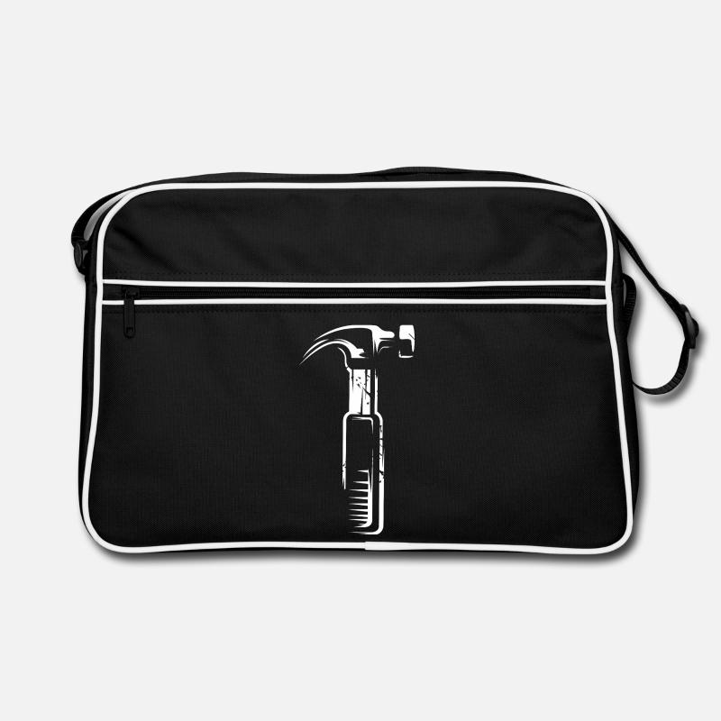 Hammer with Scratch Effect - Tools Artisans Retro Bag