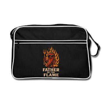 Saucier Pieux Chili Fermenté Épicé - Sac Retro - noir/blanc - Devant