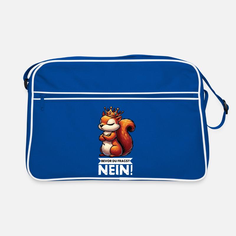 Bevor Du Fragst Eichhörnchen Eichhorn Nagetiere Retro Tasche