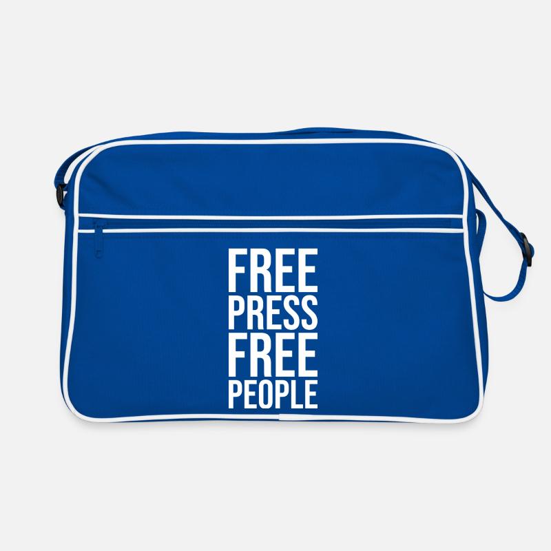 Libres de presse, libres de peuple Sac Retro