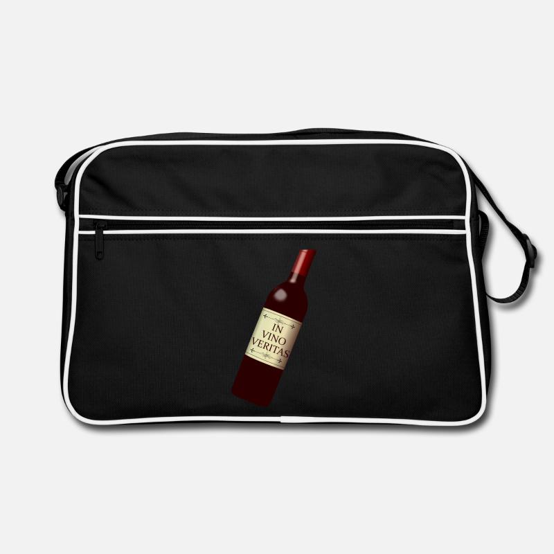 bouteille de vin en vino veritas Sac Retro