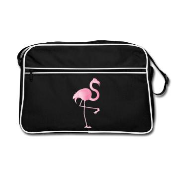 flamand - Sac Retro - noir/blanc - Devant