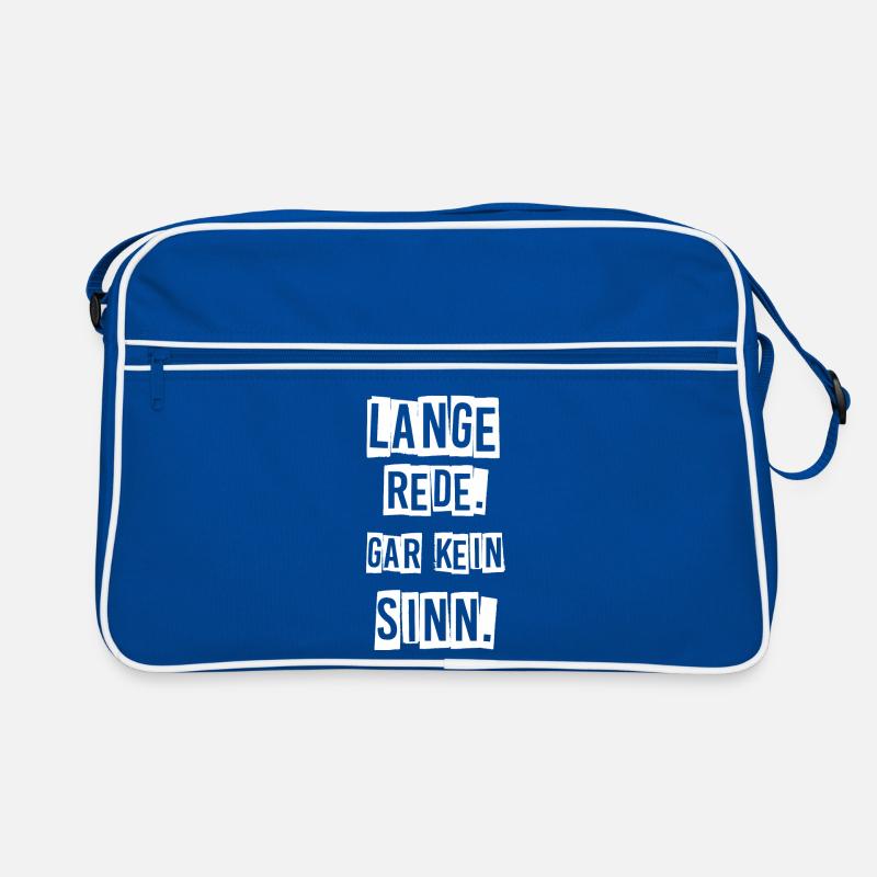Lange rede. Retro Tasche