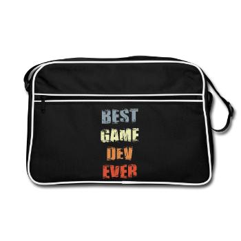 Développement de jeux de motivation - Sac Retro - noir/blanc - Devant