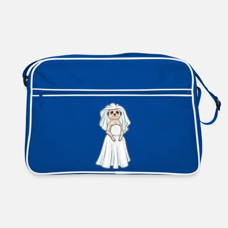 Suricate Voile de mariée Mariage Sac Retro