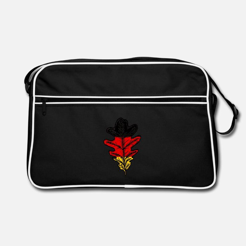 Eichenblattflagge Retro Tasche
