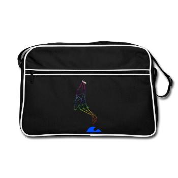 Pride Lifts You Up - Retro Bag - black/white - Front