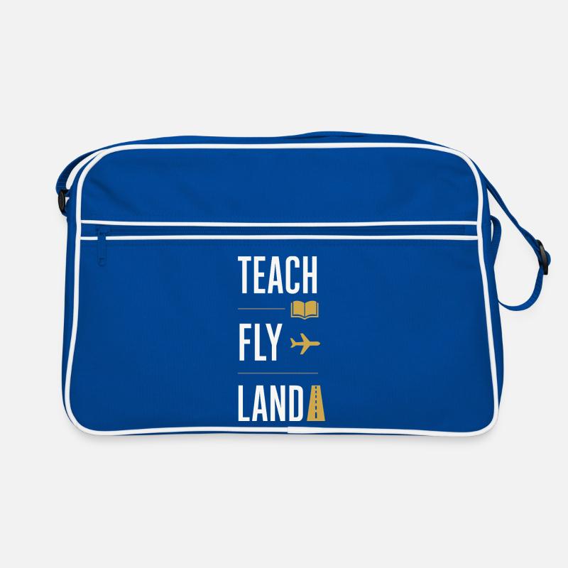 Flight Instructor Cfi Pilot Aviation Instructor Retro Bag