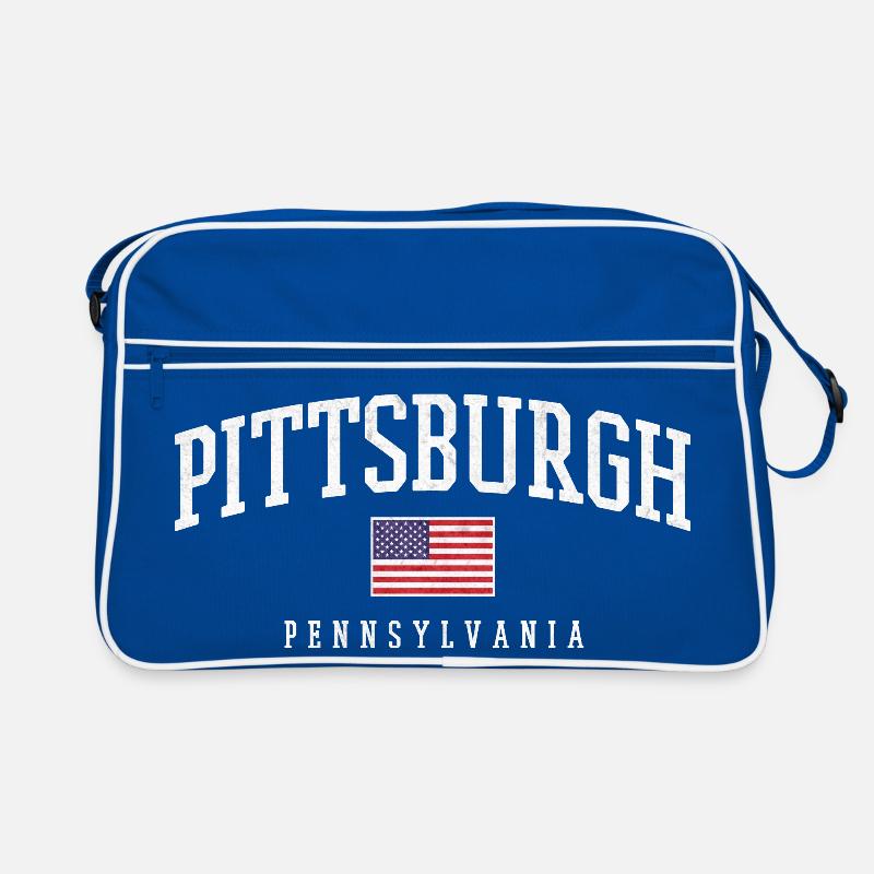 Arc de Pittsburgh avec drapeau Sac Retro