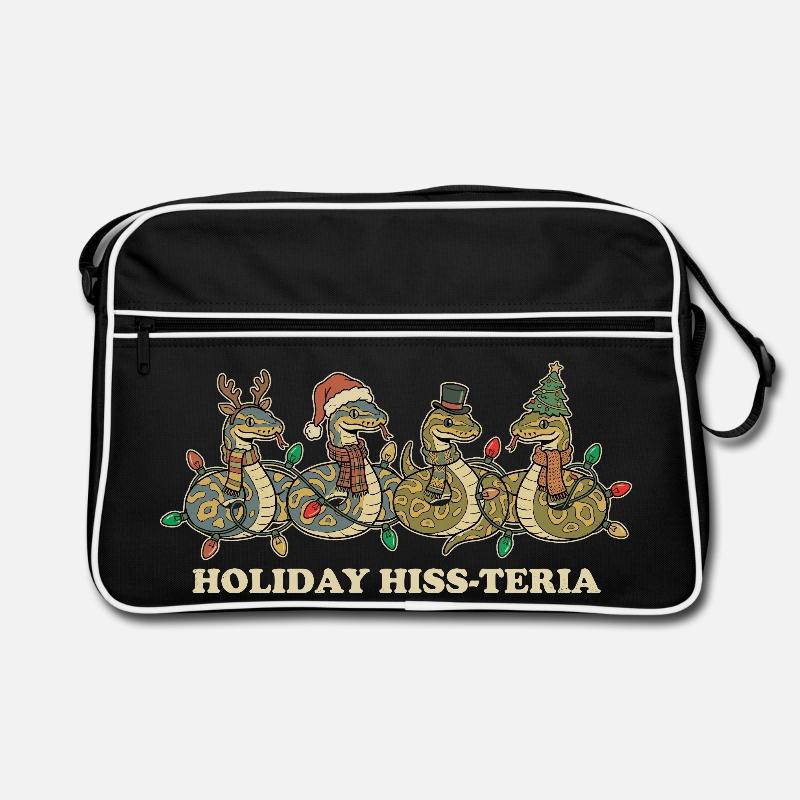 Cadeau de lumières de Noël du King Python Sac Retro