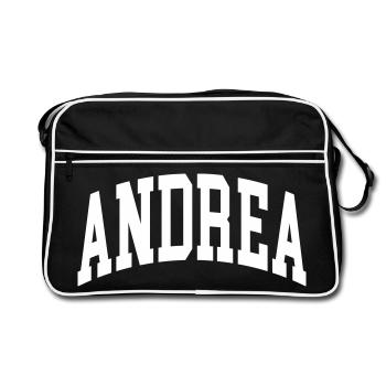 Andrea - Sac Retro - noir/blanc - Devant