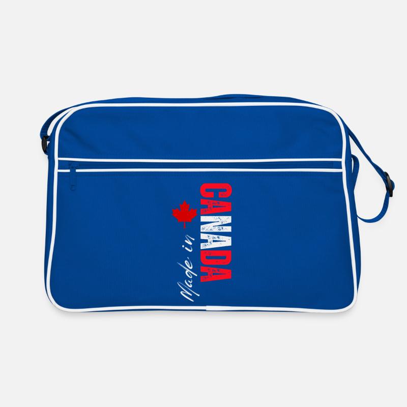 Made in Canada, vertical design Retro Bag