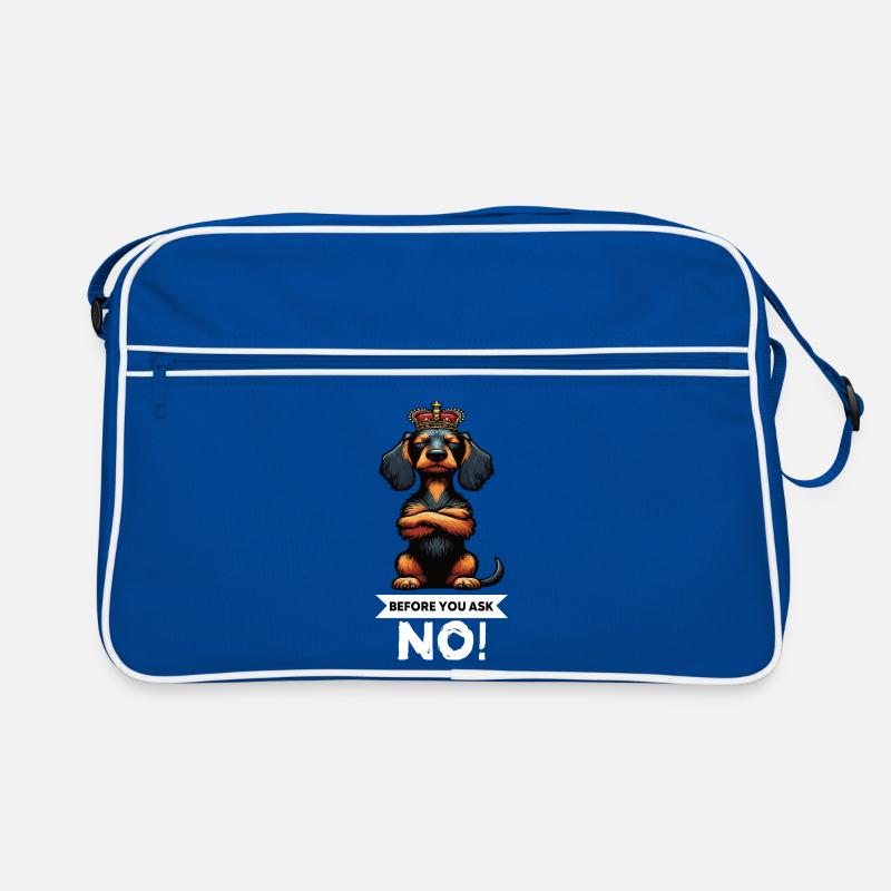 Avant de demander teckel à poils forts teckel Sac Retro