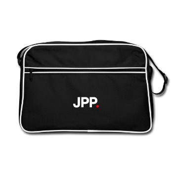 JPP | Humour fatigue bureau minimaliste - Sac Retro - noir/blanc - Devant