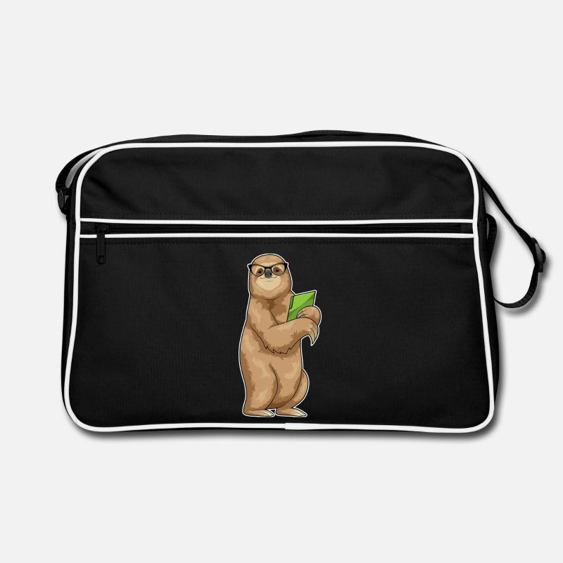 Sloth Secretary Folder Office Retro Bag