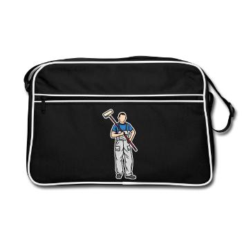 Little painter - Retro Bag - black/white - Front